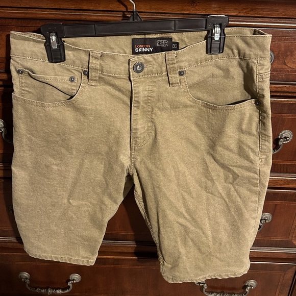 Men’s RDQ Skinny Shorts - Picture 1 of 3